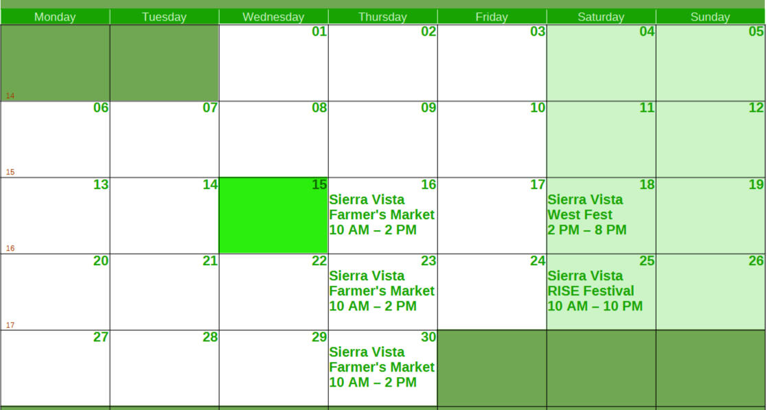 Come check us out at our April events!